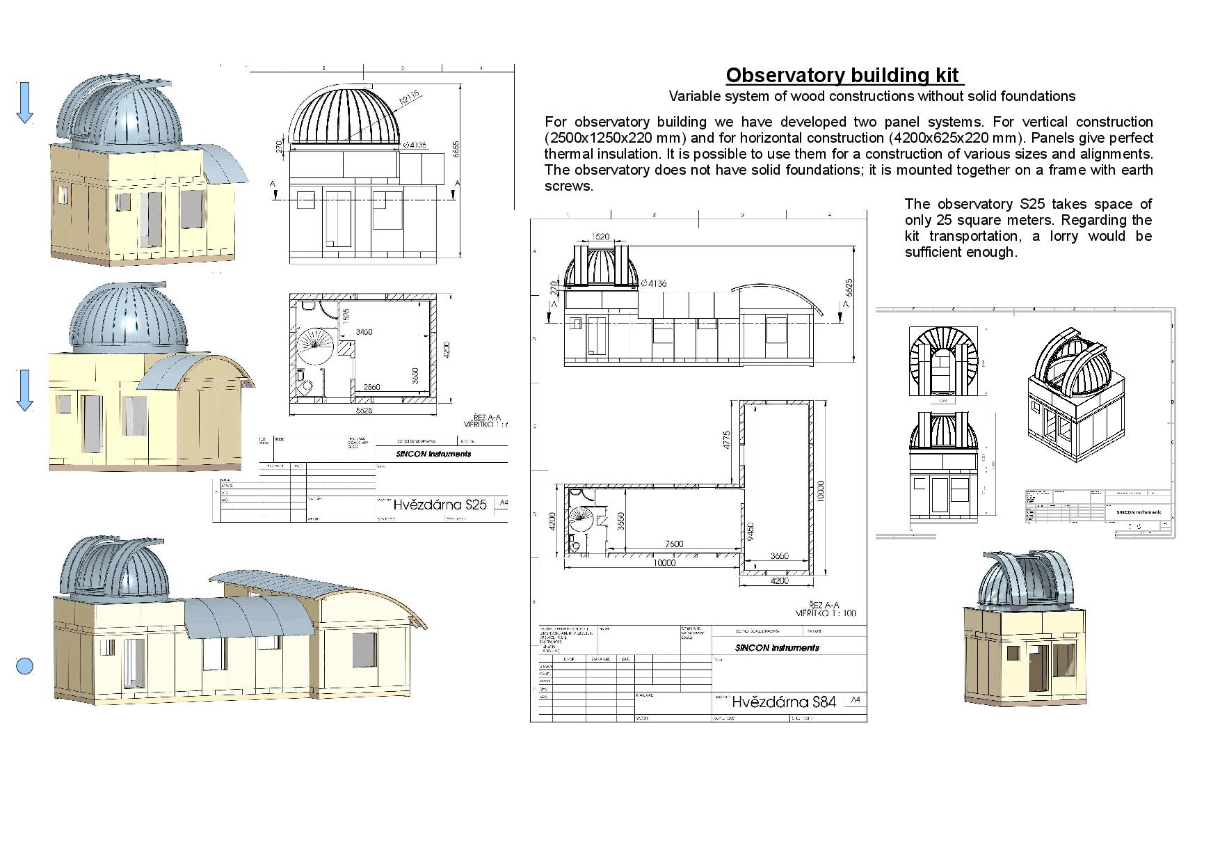 SINCON Instruments, Observatorz building kit